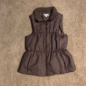 Coldwater Creek Brown Vest L